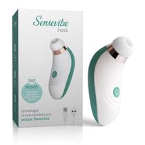 Sugador Estimulador Recarregável Multivelocidade Sensevibe Fast - A Sós