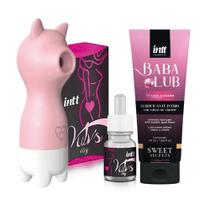 Sugador Recarregável com Lubrificante e Excitante Sugador Recarregável com Lubrificante e Excitante