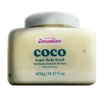 Sugar Body Scrub Esfoliante Corporal de Coco Cicatribem Sensation 400g