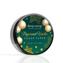 Sugar Scrub Deep Steep, coleção de inverno, hortelã e baunilha
