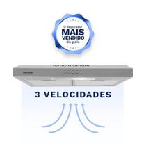 Suggar Branco Para Fogão de 4 Bocas Depurador Exaustor Slim 60Cm B DPS162BR Suggar 220V