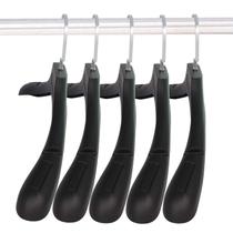 Suit Hangers DEDU para homens, pacote com 20 unidades, extra largas, antiderrapantes, pretas