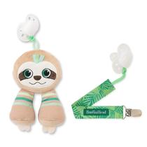 Sujetachupete BooginHead Perezoso Verde de Peluche con Clip