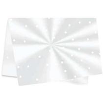 Sujinho Poli Decorado 49X69CM Alice Poá Branco Pacote com 50 Unidades