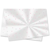 Sujinho Poli Decorado 49X69CM Alice Poá Rosa Quartz Pacote com 50 Unidades