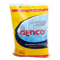 Sulfato Alumínio Decantador Clarificante Piscinas Genco 2kg