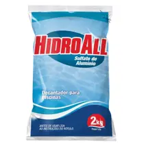 Sulfato de Alumínio 2kg Hidroall Para Piscinas Sulfato de Alumínio 2kg Hidroall Para Piscinas
