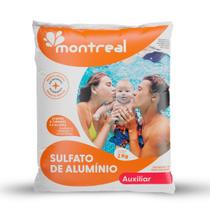Sulfato de alumínio montreal 2kg para manutenção e limpeza de piscina Sulfato de alumínio montreal 2kg para manutenção e limpeza de piscina