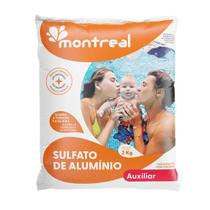 Sulfato de alumínio Montreal pacote 2kg