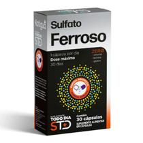 Sulfato Ferroso - 30 Cápsulas - Katiguá Sulfato Ferroso - 30 Cápsulas - Katiguá