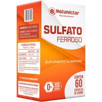 Sulfato Ferroso - 500mg 60 Cápsulas - Natunéctar Sulfato Ferroso - 500mg 60 Cápsulas - Natunéctar