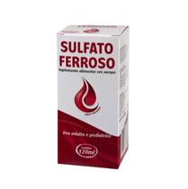 Sulfato Ferroso Xarope 120ml Sabor Chocolate - Natus Sulfato Ferroso Xarope 120ml Sabor Chocolate - Natus