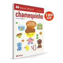 Sulfite a4 branco 180g 50 folhas - chamex
