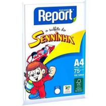 Sulfite seninha a4 100f branco 1un - report Sulfite seninha a4 100f branco 1un - report