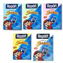 Sulfite senninha a4 100f kit 5 cores - report