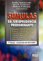 Súmulas da Jurisprudência Predominante - JURUA