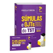 Súmulas e OJS do TST - Organização Estratégica e Sistematizada + Planner