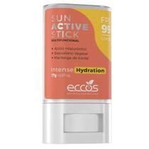 Sun Active Stick Hidratação Intensiva 17g Fps 99 Uva 33 Eccos Sun Active Stick Hidratação Intensiva 17g Fps 99 Uva 33 Eccos