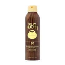 Sun Bum Original SPF 30 Protetor solar Spray I Vegan and Reef Friendly (Octinoxate & Oxybenzone Free) Amplo Espectro Hidratante UVA/UVB Protetor solar com vitamina E I 6 oz