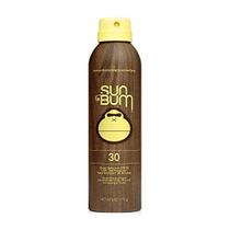 Sun Bum Original SPF 30 Protetor solar Spray I Vegan and Reef Friendly (Octinoxate & Oxybenzone Free) Amplo Espectro Hidratante UVA/UVB Protetor solar com vitamina E I 6 oz