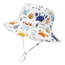 Sun Hat Olreco Baby Boy UPF 50+ Bucket Hat Crab 6-12 meses