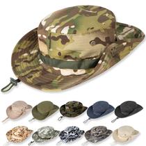 Sun Hat Ruqizhi Bucket UPF 50+ com proteção UV Camo verde Sun Hat Ruqizhi Bucket UPF 50+ com proteção UV Camo verde