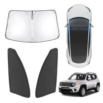 Sun Shade Karltys 3 peças para Jeep Renegade 2015-2025 Sun Shade Karltys 3 peças para Jeep Renegade 2015-2025