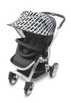 Sun Shade Manito Scandi Diamond Blue para carrinhos/assentos de carro Sun Shade Manito Scandi Diamond Blue para carrinhos/assentos de carro