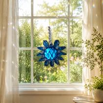Suncatcher Apanhador De Sol Cristal Londres Aqua Jardim Suncatcher Apanhador De Sol Cristal Londres Aqua Jardim