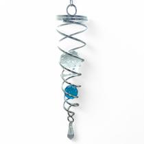Suncatcher Captador Catalisador Energia Fengshui Azul 20 cm