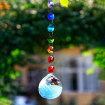 Suncatcher Cristal - Filtro De Luz - Captador De Energia- 7 Chakras- Reiki