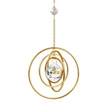Suncatcher H&D HYALINE e DORA Crystal Galaxy Golden