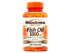Sundown Ômega 3 Fish Oil 1000mg - 120 Cápsulas