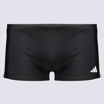Sunga Adidas 3 Stripes Boxer Preta e Branca Sunga Adidas 3 Stripes Boxer Preta e Branca