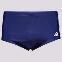 Sunga Adidas 3 Stripes Marinho e Branco Sunga Adidas 3 Stripes Marinho e Branco