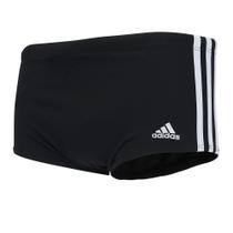 Sunga Adidas 3S Wide - Preto/Branca