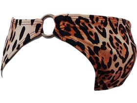 Sunga Animal Print Argola Lateral Sungão Masculina Sexlord