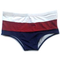 Sunga b + listras marinha vermelho E branco gg Sunga b + listras marinha vermelho E branco gg