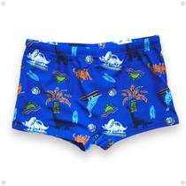 Sunga Box Juvenil Menino Boxer Shorts Estampado Verão Sungas