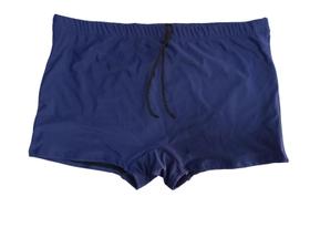 Sunga boxer adulto forrada azul marinho P ao 52