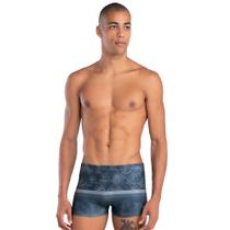 Sunga Boxer Box Adulta Masculina Mash Estampa Folhagem Moda Praia