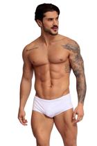 Sunga Boxer Branco Premium Masculina Hana Rio Poliamida