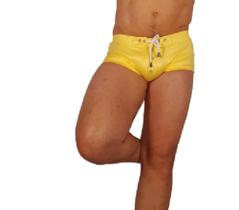 Sunga boxer cirrê /lycra com Ilhós frontal várias Cores