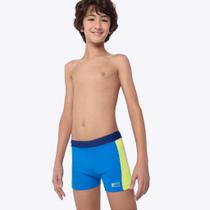 Sunga Boxer Color Block Juvenil Menino Moda Praia Puket 110500672