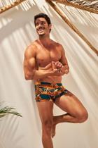 Sunga boxer com bolso estampa Santarém Lua Morena - 70551