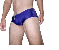 Sunga boxer com detalhe lateral várias cores