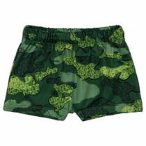 Sunga Boxer com Proteção UV Infantil Verde Camuflado - Quimby