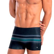 Sunga Boxer Estampa Listra Praia Piscina FPS 50+ Mash