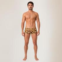 Sunga Boxer Estampa Tropical Adulto Forrada Box Moda Praia Piscina Natação Verão Sunga Boxer Estampa Tropical Adulto Forrada Box Moda Praia Piscina Natação Verão