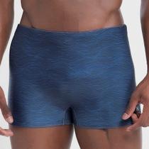 Sunga boxer estampada com textura 3d Sunga boxer estampada com textura 3d